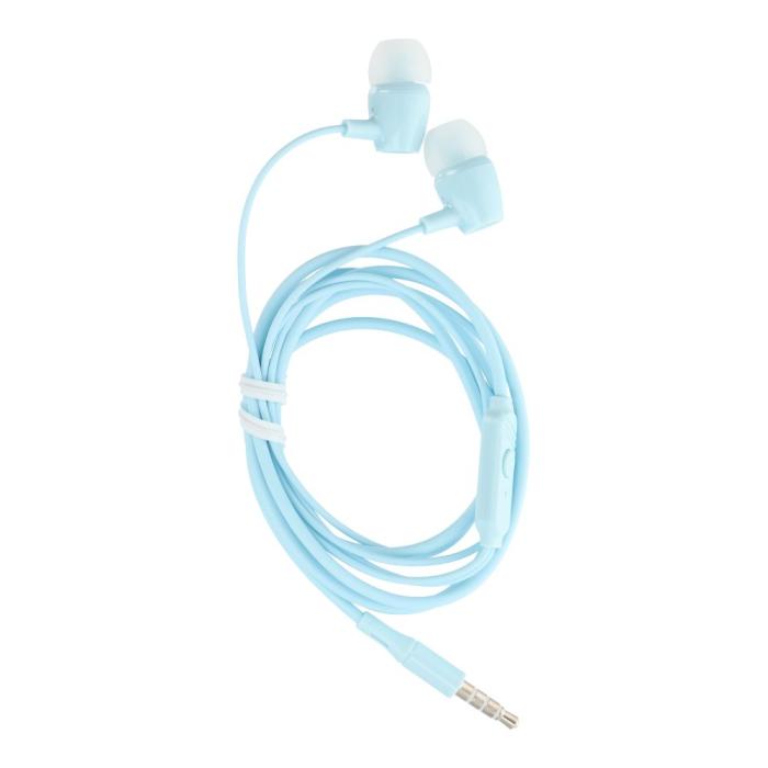 Pavareal - Pavareal trådbundna hörlurar med mikro Jack 3,5mm PA-E67 blå