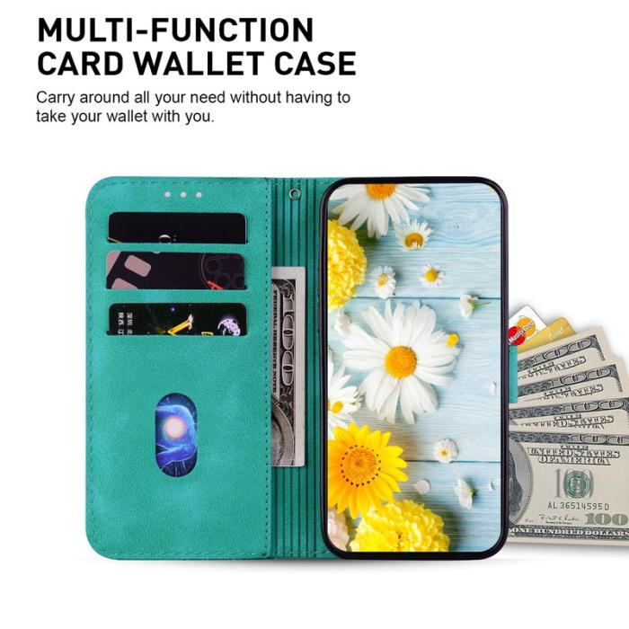 OEM - Mobilfodral för Samsung Galaxy S26 Ultra Stativ Konstläder - Grön