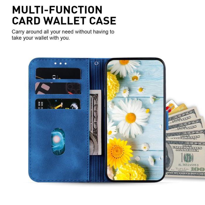 OEM - Mobilfodral för Samsung Galaxy S26 Ultra Stativ Konstläder - Mörkblå