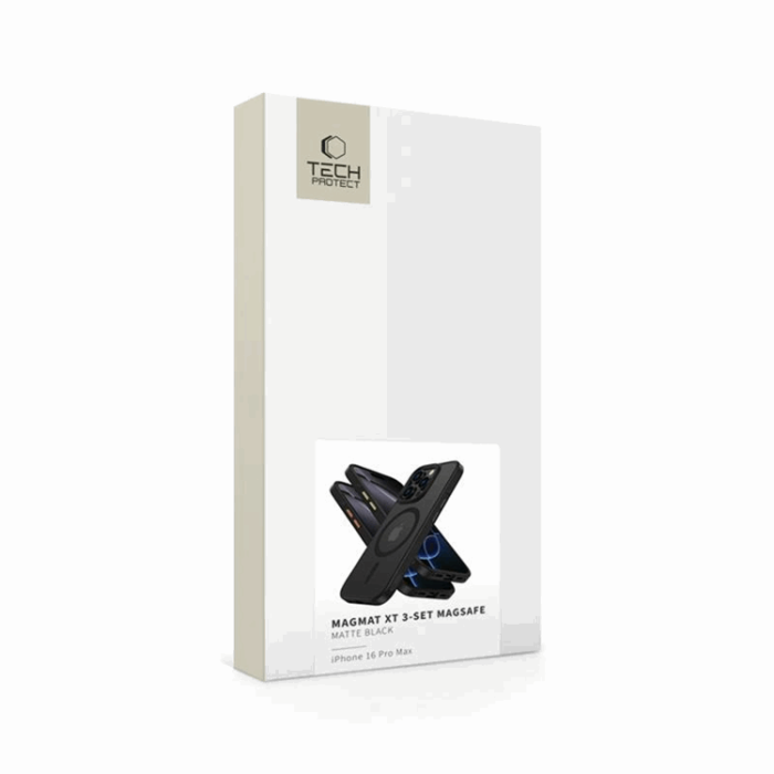 Tech-Protect - Tech-Protect iPhone 16 Pro Max Mobilskal Magmat XT 3-Set