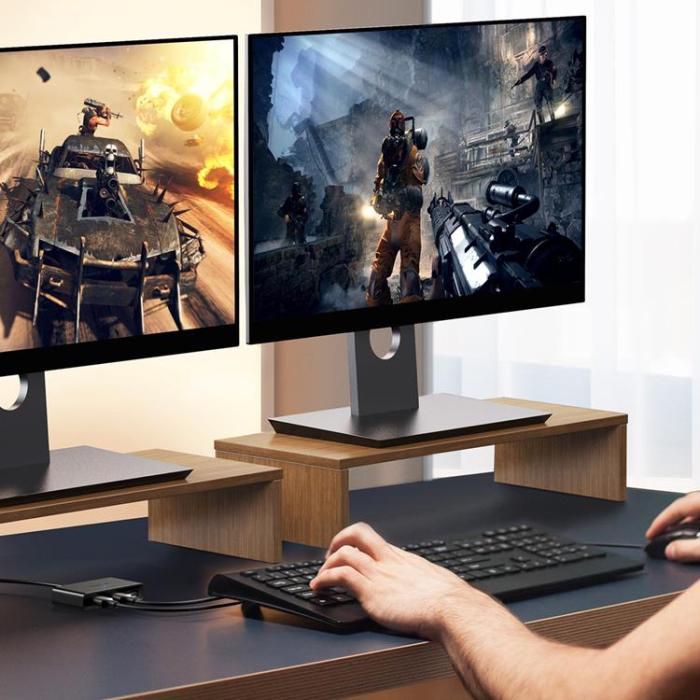 Ugreen - Ugreen HUB USB 2 Inputs Till 3x USB Outputs - Svart