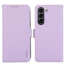 ABEEL - ABEEL RFID-Skydd Konstl&auml;der Pl&aring;nboksfodral f&ouml;r Samsung Galaxy S21 FE 5G - Lila