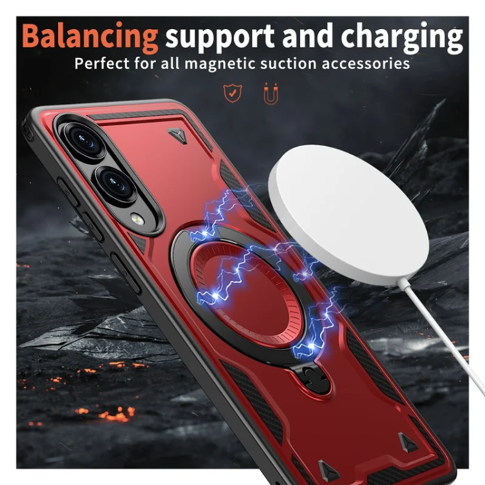 A-One Brand - Mobilskal till Galaxy S25 Edge Magsafe Kickstand