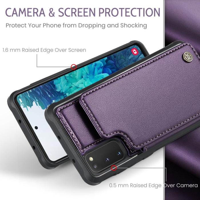Caseme - CASEME C22 Fodral för Samsung Galaxy S20 FE - Lila