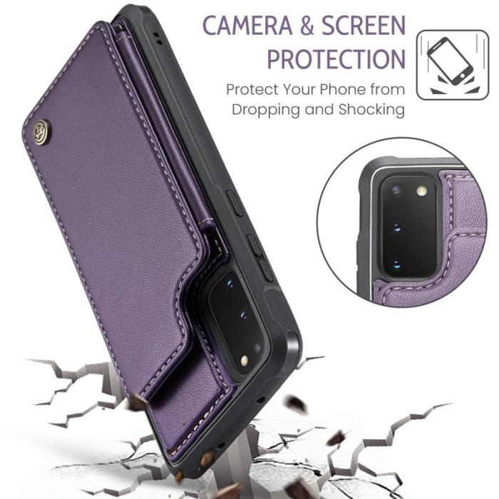 Caseme - CASEME C22 Fodral för Samsung Galaxy S20 FE - Lila