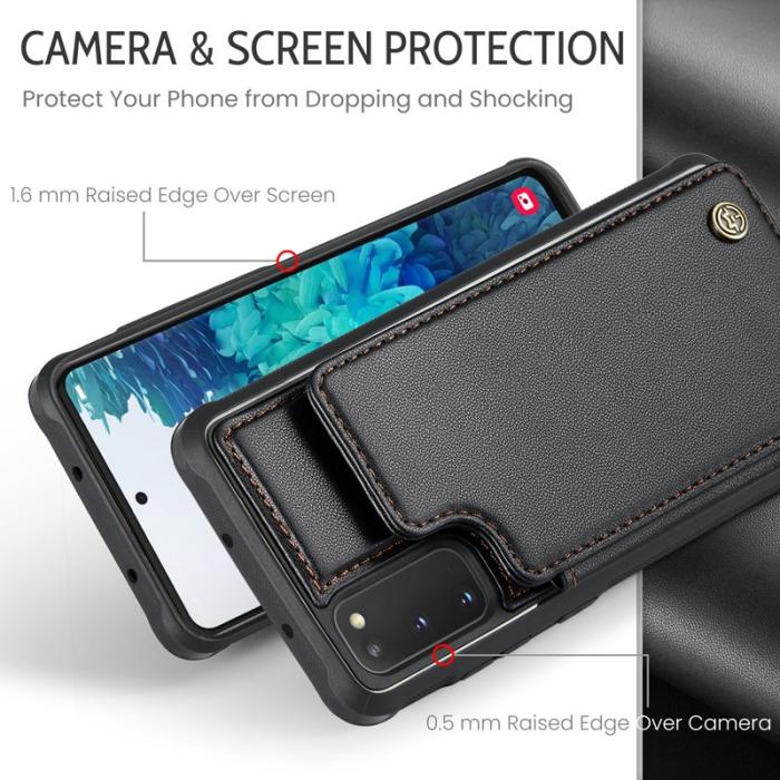 Caseme - CASEME C22 Fodral för Samsung Galaxy S20 FE - Svart