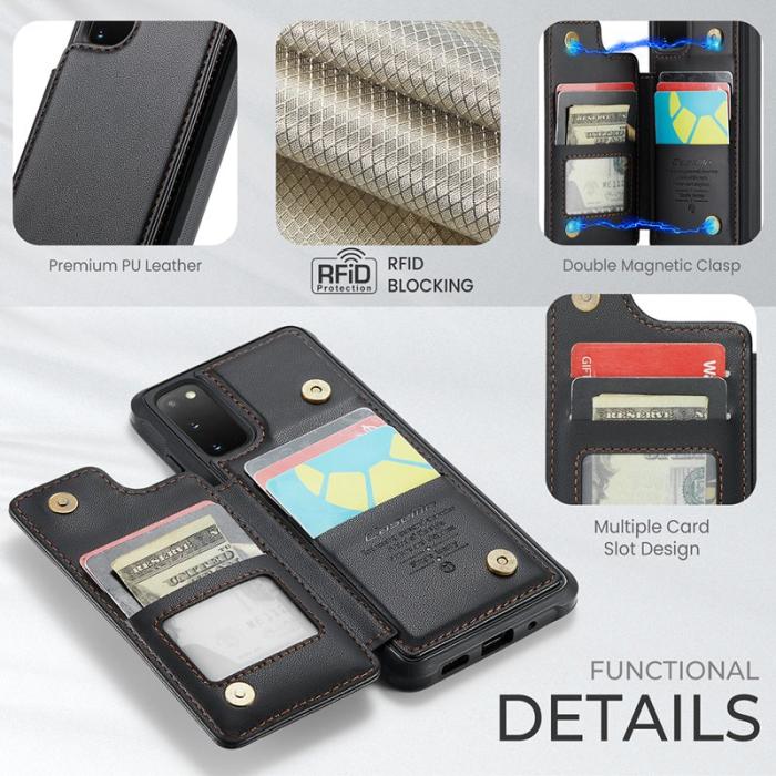 Caseme - CASEME C22 Fodral för Samsung Galaxy S20 FE - Svart