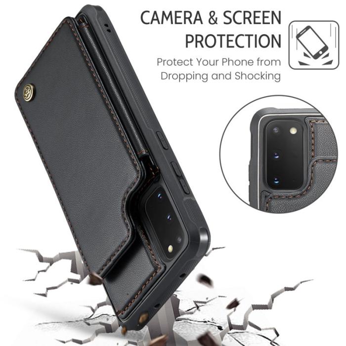 Caseme - CASEME C22 Fodral för Samsung Galaxy S20 FE - Svart