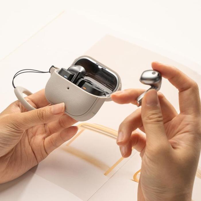 Ringke - Ringke Galaxy Buds 3/3 Pro Skal Magsafe Onyx Magnetic - Varmgrå
