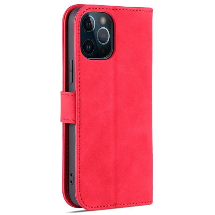 AZNS - AZNS Mobilskal till iPhone 13 Pro KonstLäder - Röd