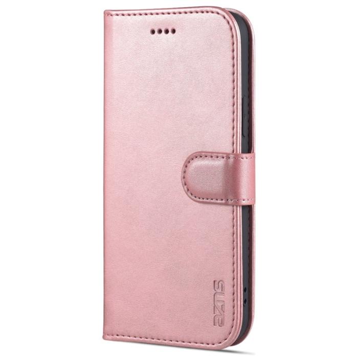 AZNS - AZNS Mobilskal till iPhone 13 Pro KonstLäder Stöd - Roséguld