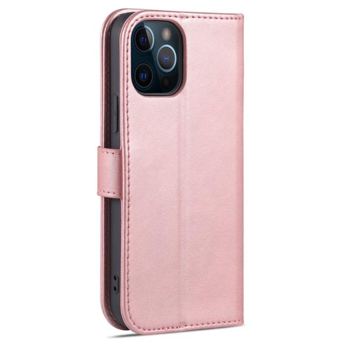 AZNS - AZNS Mobilskal till iPhone 13 Pro KonstLäder Stöd - Roséguld