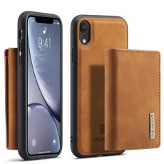 DG.MING - DG.MING M1 Series Mobilskal Hybrid med St&auml;ll och Magnetficka - Brun