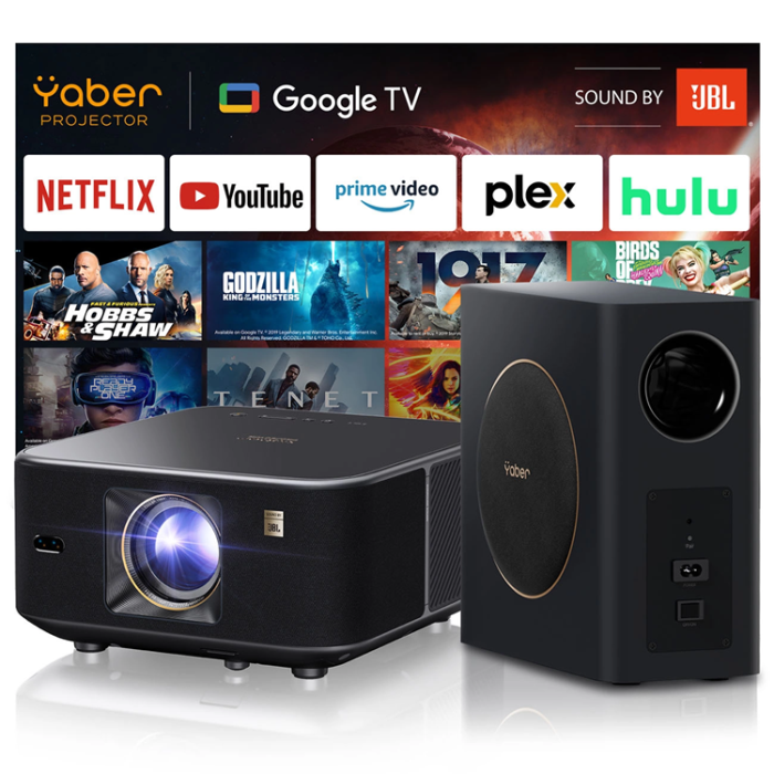 Yaber - Yaber Multimediaprojektor med JBL-högtalare och subwoofer