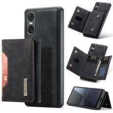DG.MING - DG.MING M2 Series Mobilskal till Sony Xperia 10 VI Pl&aring;nboksfodral Svart