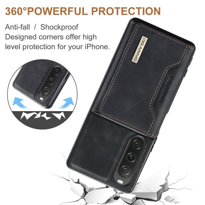 DG.MING - DG.MING M2 Series Mobilskal till Sony Xperia 10 V Shockproof Svart