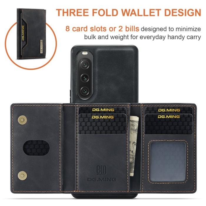 DG.MING - DG.MING M2 Series Mobilskal till Sony Xperia 10 V Shockproof Svart