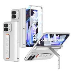 GKK - GKK Google Pixel 10 Pro Fold Fodral - PC med Handrem - Silver