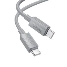 Hoco - HOCO USB-C Till USB-C 60W 1m Kabel 3A X107 - Grå