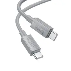 Hoco - HOCO USB-C Till USB-C 60W 1m Kabel 3A X107 - Gr&aring;