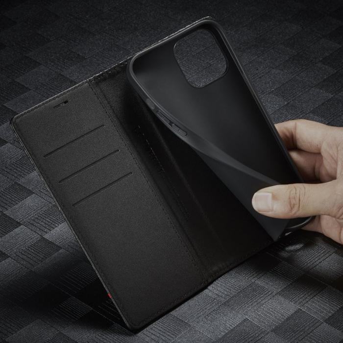 LC.imeeke - LC.IMEEKE iPhone 15 Plånboksfodral i Konstläder - Vertikal Rand
