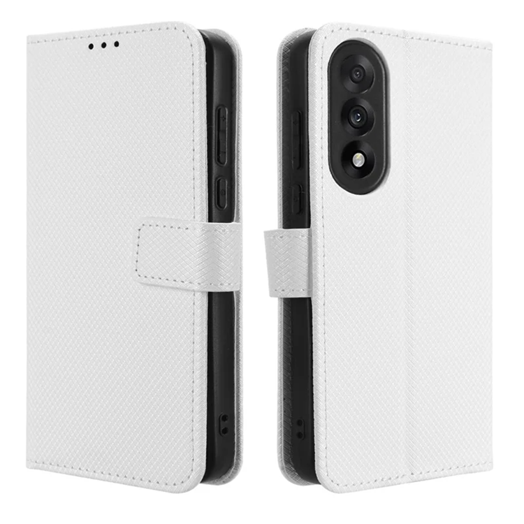 OnePlus Nord 5 Plånboksfodral Diamond Texture - Vit | 2353 | AlltMobil