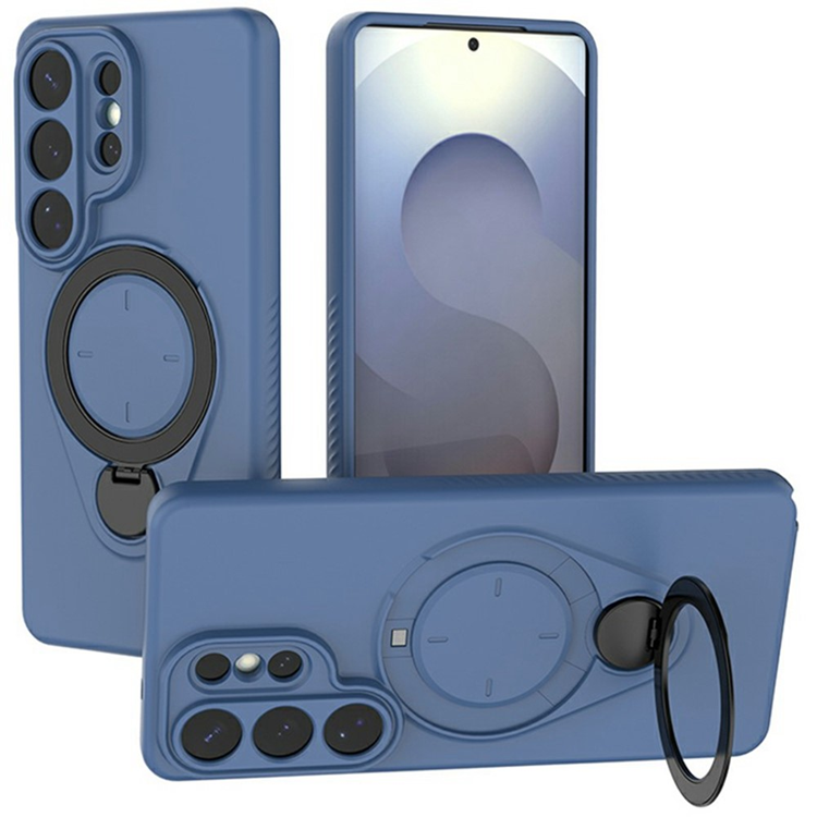 Galaxy S26 Ultra Mobilskal Rotating Kickstand Drop Proof TPU - Blå (Blå) | 2353 | AlltMobil