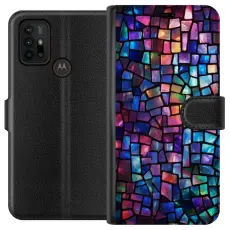 Gustaf - Pl&aring;nboksfodral till Motorola Moto G30 med Disco