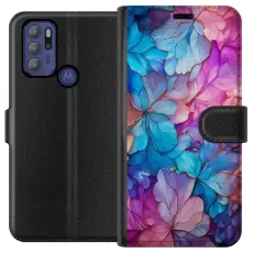 Gustaf - Pl&aring;nboksfodral till Motorola Moto G60S med Magiskt