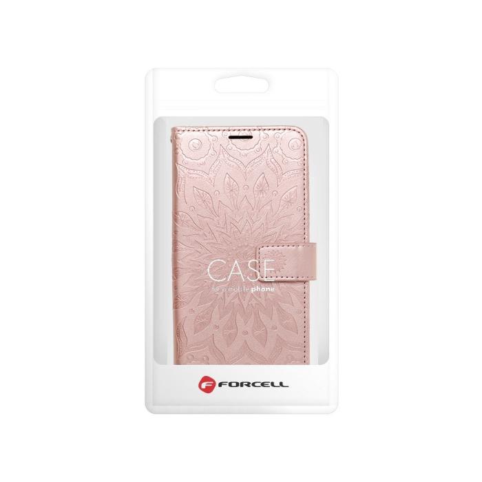 OEM - iPhone 14 Plånboksfodral Mezzo Eco Läder Roséguld