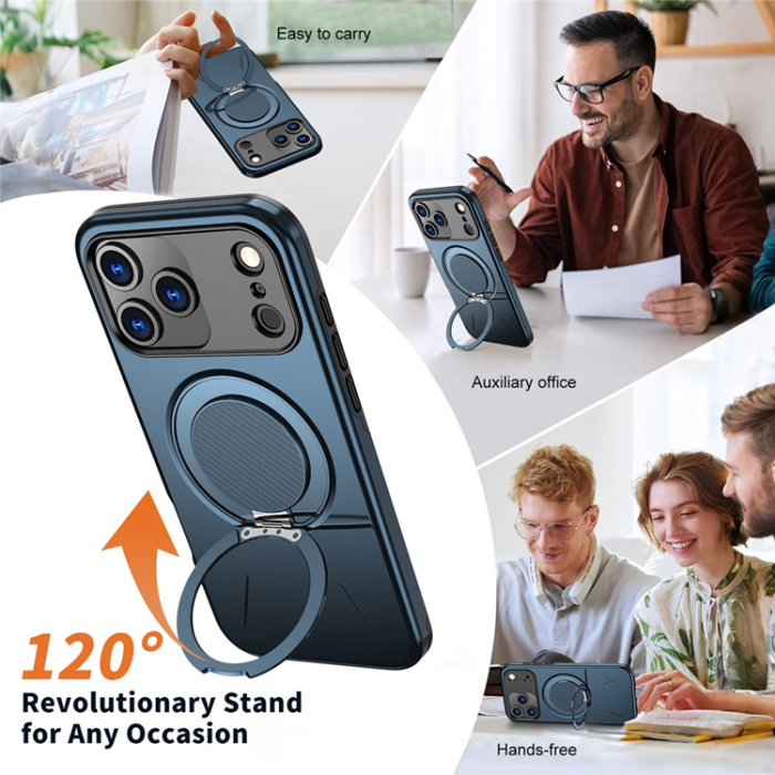 A-One Brand - iPhone 17 Pro Max Mobilskal MagSafe Rotating Kickstand