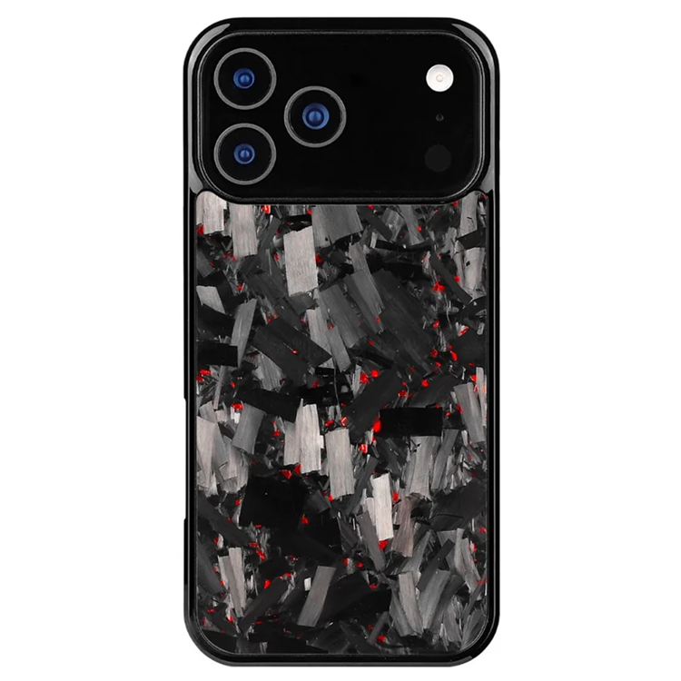 iPhone 17 Pro Mobilskal MagSafe Aramid Fiber Large Texture - Röd | 2353 | AlltMobil