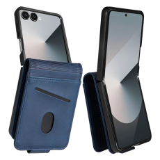 AZNS - AZNS Galaxy Z Flip 7 Mobilskal Korthållare Cowhide Texture