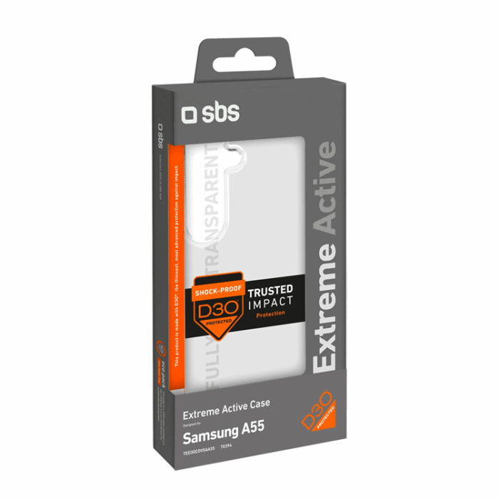 SBS - SBS Galaxy A55 5G Mobilskal D3O - Transparent