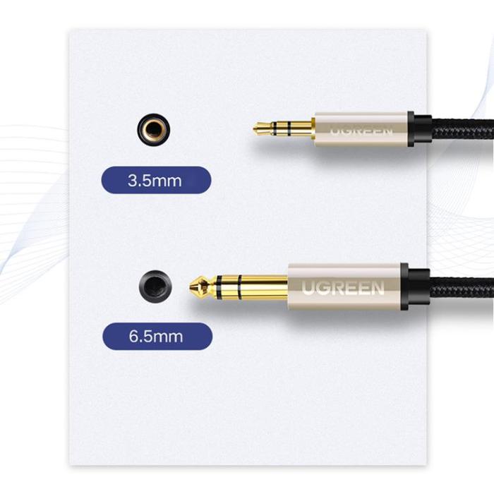 Ugreen - Ugreen AUX Kabel TRS Mini Jack 3.5mm 1m - Svart
