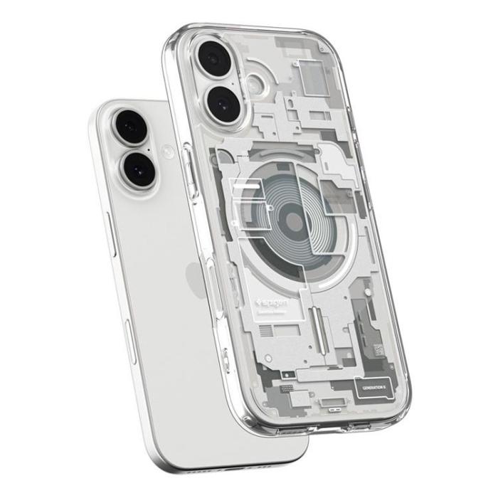 Spigen - Spigen iPhone 17 Mobilskal Magsafe Ultra Hybrid - Natural Titanium Zero One