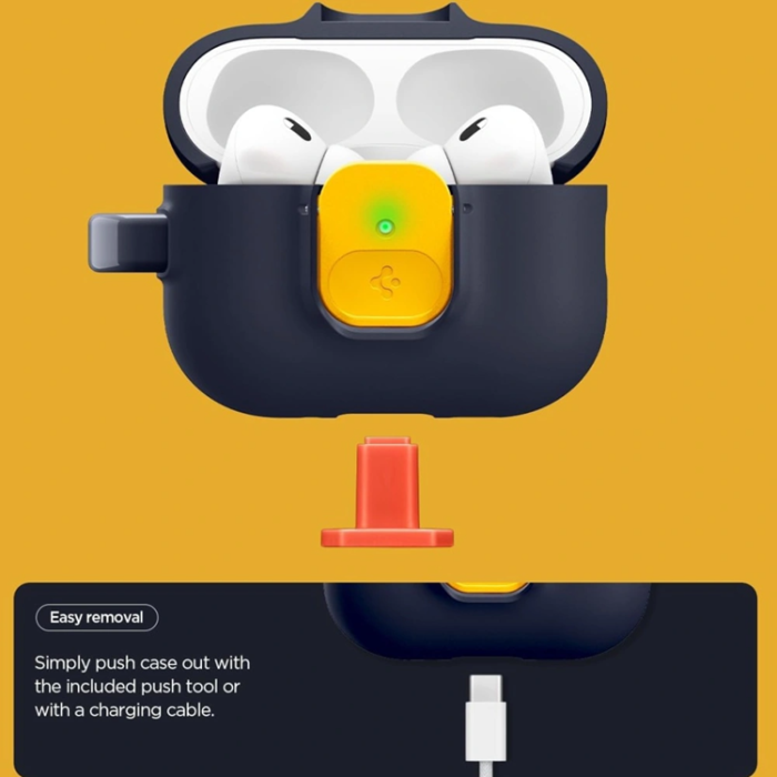 Spigen - Spigen Apple Airpods Pro 3 Skal Nano Pop - Marinblå