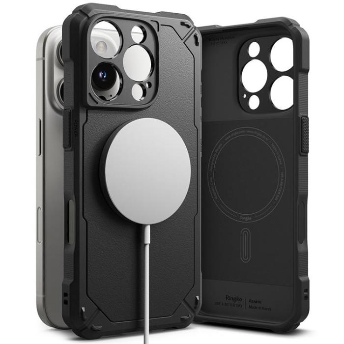 Ringke - Ringke iPhone 16 Pro Mobilskal Magsafe Rugged Gear - Svart