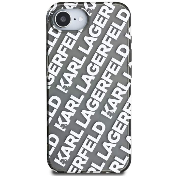 KARL LAGERFELD - Karl Lagerfeld iPhone 16e Mobilskal Repeat Logo - Silver