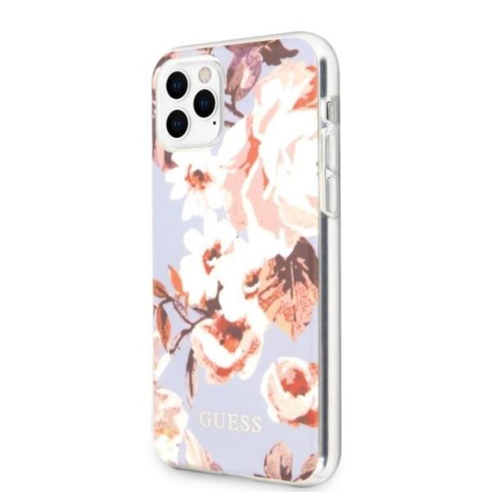 Guess - Guess N ° 2 Flower Collection Skal iPhone 11 Pro Max - Lila