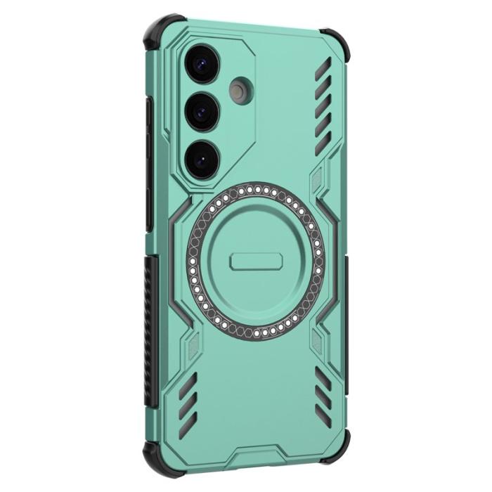 OEM - Mobilskal till Samsung Galaxy S26/S26 Pro Magnetiskt Butterfly Armor - Grön