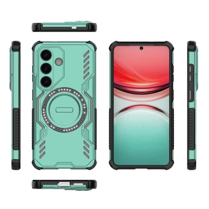 OEM - Mobilskal till Samsung Galaxy S26/S26 Pro Magnetiskt Butterfly Armor - Grön