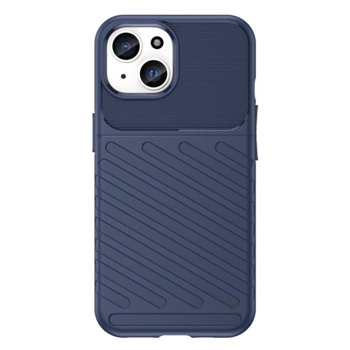 OEM - iPhone 15 Mobilskal Twill Thunder - Blå