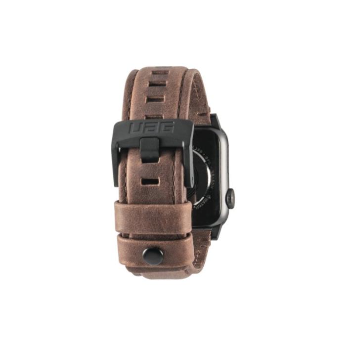 UTGATT4 - UAG Apple Watch Läderrem 44mm/42mm - Brun