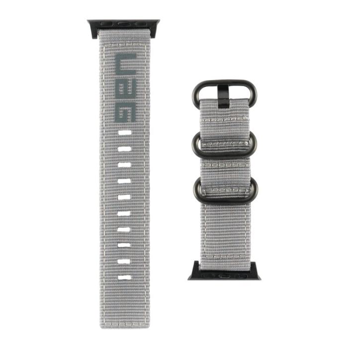 UTGATT1 - UAG Apple Watch Nato-rem 40mm/38mm - Grå