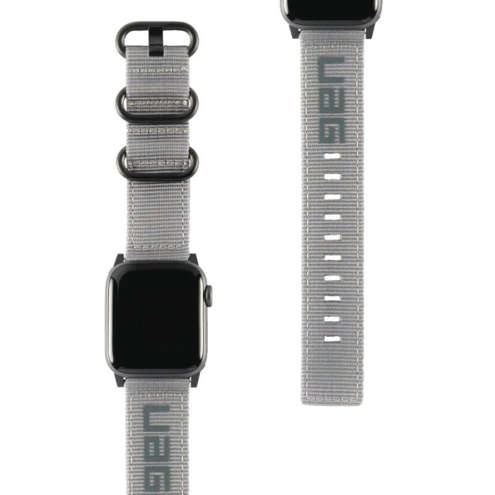 UTGATT1 - UAG Apple Watch Nato-rem 40mm/38mm - Grå