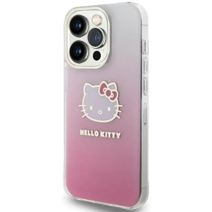 Hello Kitty - Hello Kitty iPhone 14 Pro Max Mobilskal IML Gradient Electrop Kitty Head
