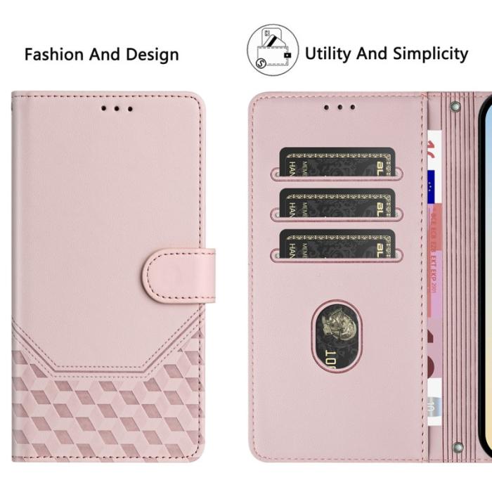 OEM - Mobilskal till Samsung Galaxy S26 Ultra Impränerad Honungskaka KonstLäder - Rosa