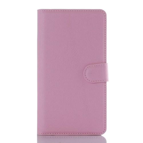 Litchi Plånboksfodral till Huawei Mate 8 - Rosa