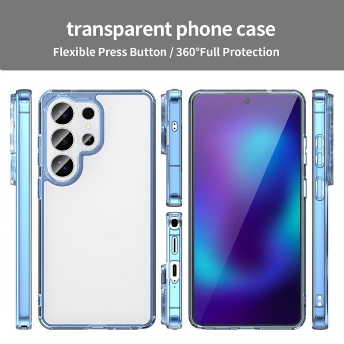 OEM - Mobilskal till Samsung Galaxy S26 Ultra TPU + Akryl Baksida Anti-Gulning - Blå